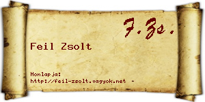 Feil Zsolt névjegykártya